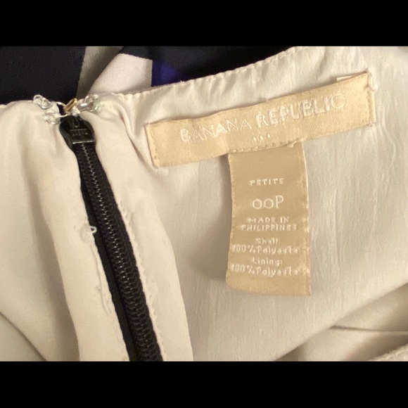 Banana Republic color block sleeveless mini dress. - Picture 3 of 6